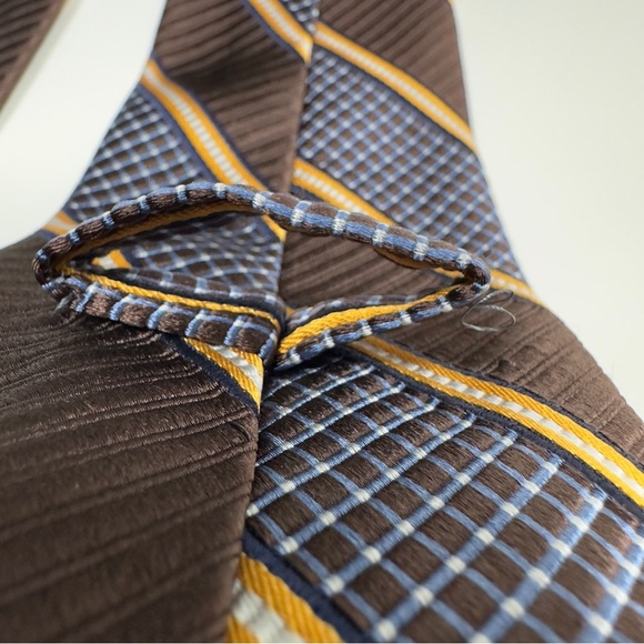 Lot of 6 - Faconnable Luxury Men’s Necktie 100% Silk Made In Italy & France - Picture 9 of 16